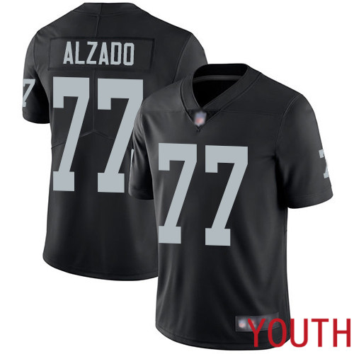Oakland Raiders Limited Black Youth Lyle Alzado Home Jersey NFL Football #77 Vapor Untouchable Jersey